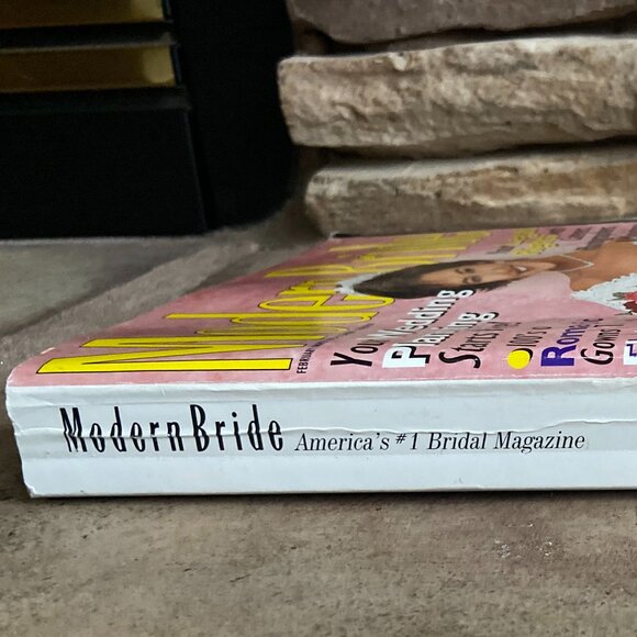 Vintage MODERN BRIDE Magazine February March 1995 - Picture 2 of 7